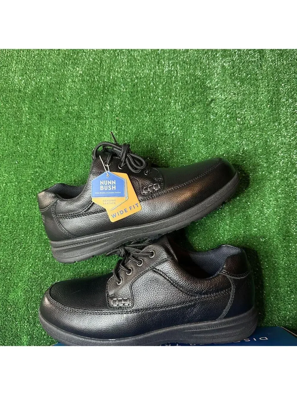 Nunn Bush Cam men's Moc Toe Oxford Shoes BLACK